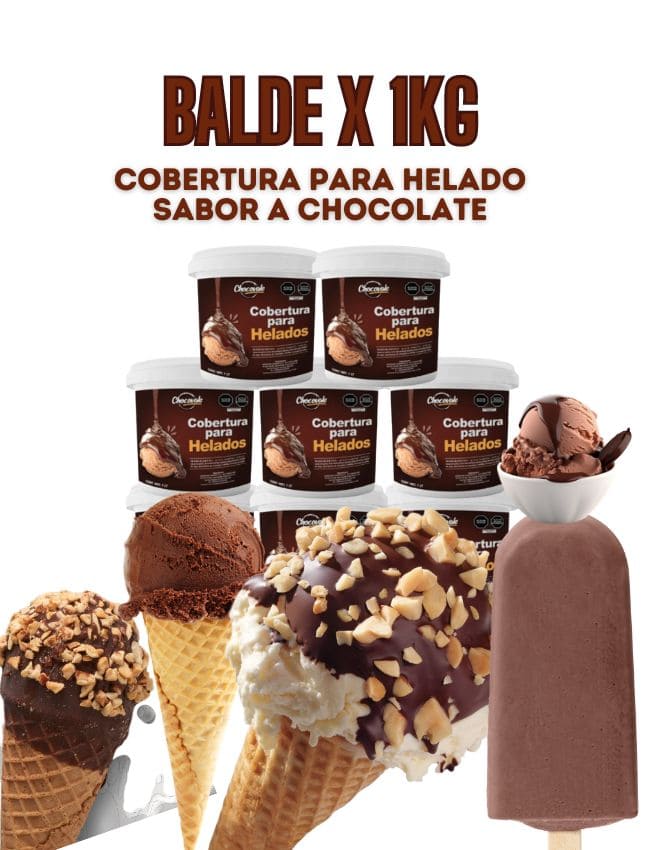 Cobertura para Helados x 12 baldes